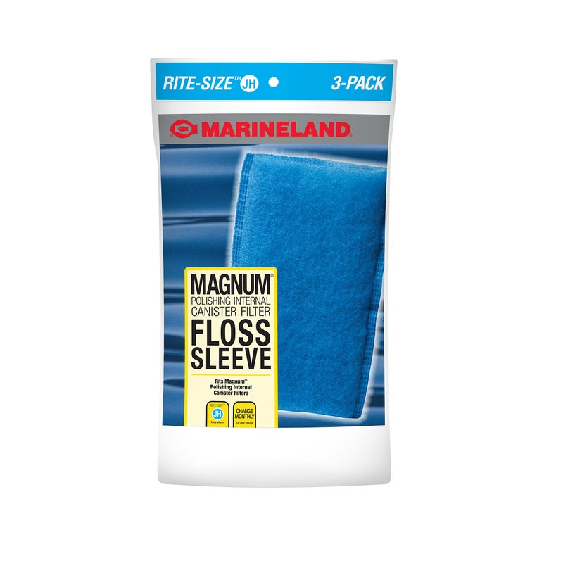 Marineland ML90769 JH Floss Sleeve Magnum Polishing Internal Filter (3 Pack) - Image 1